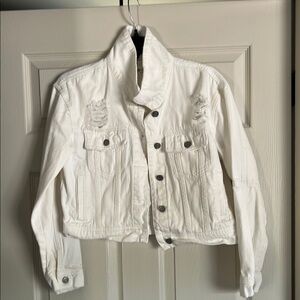 White Denim Jacket